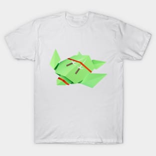 Origami ninja turtle Raphael T-Shirt